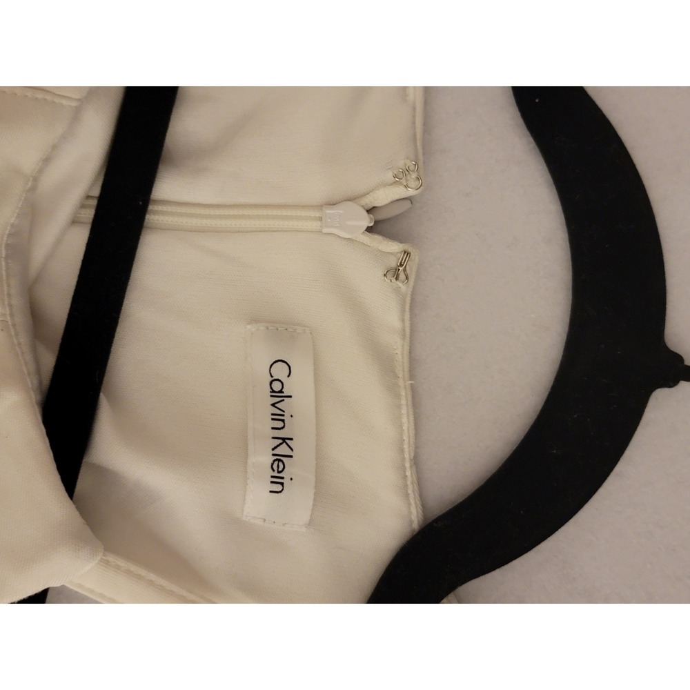 Calvin Klein Ombre Gradient Summer Dress White to‎ Orange - Picture 6 of 7